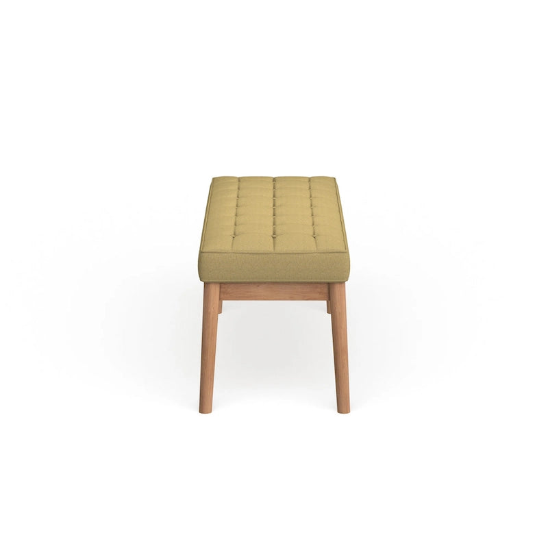 Polsterbank aus Stoff im Mid-Century-Stil