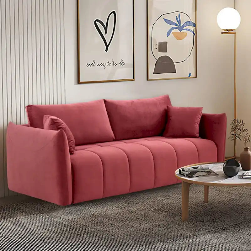 Mid-Century Modern Dreisitzer-Sofa für Wohnzimmer, Apartment, Lounge, Schlafzimmer