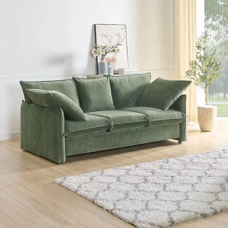 Mid-Century Modern Dreisitzer-Sofa für Wohnzimmer, Apartment, Lounge, Schlafzimmer