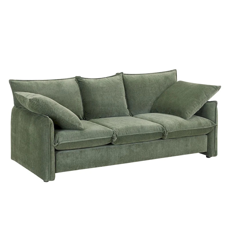 Mid-Century Modern Dreisitzer-Sofa für Wohnzimmer, Apartment, Lounge, Schlafzimmer