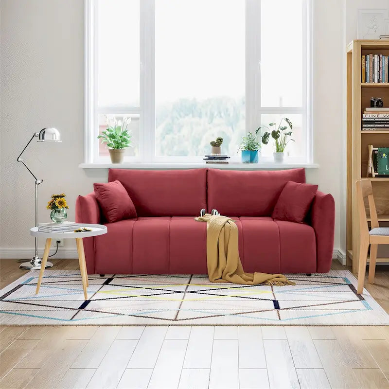 Mid-Century Modern Dreisitzer-Sofa für Wohnzimmer, Apartment, Lounge, Schlafzimmer