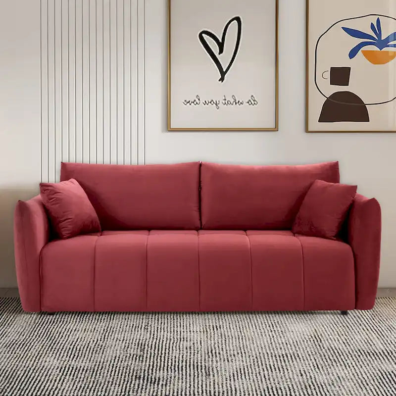 Mid-Century Modern Dreisitzer-Sofa für Wohnzimmer, Apartment, Lounge, Schlafzimmer