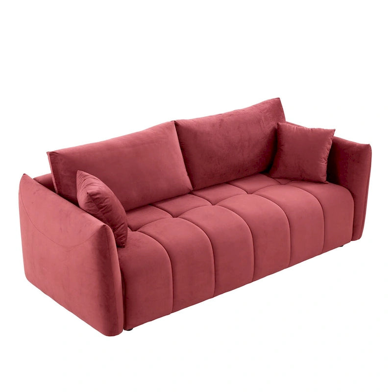 Mid-Century Modern Dreisitzer-Sofa für Wohnzimmer, Apartment, Lounge, Schlafzimmer