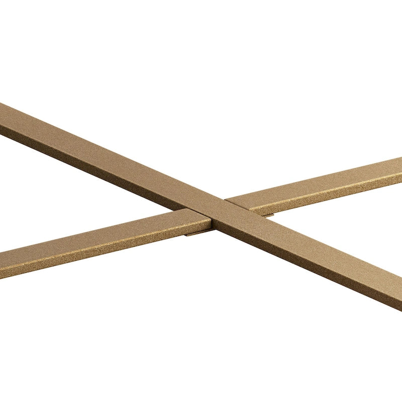 33,86 Moderner Retro-Couchtisch aus Holz mit runder Platte und gekreuztem Untergestell