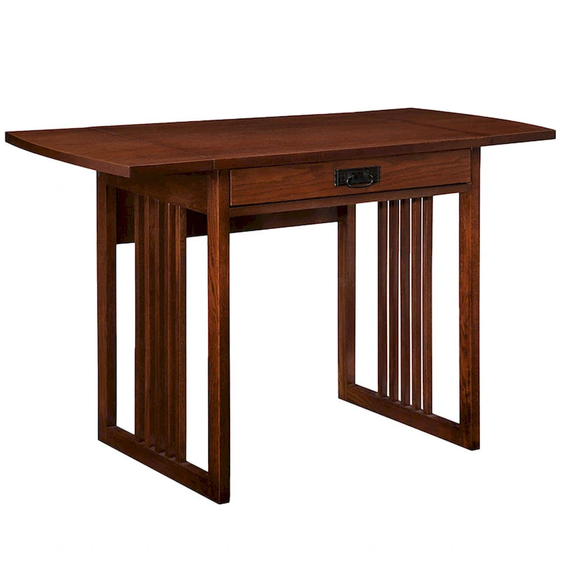 Klappbarer Schreibtisch in Mission Oak