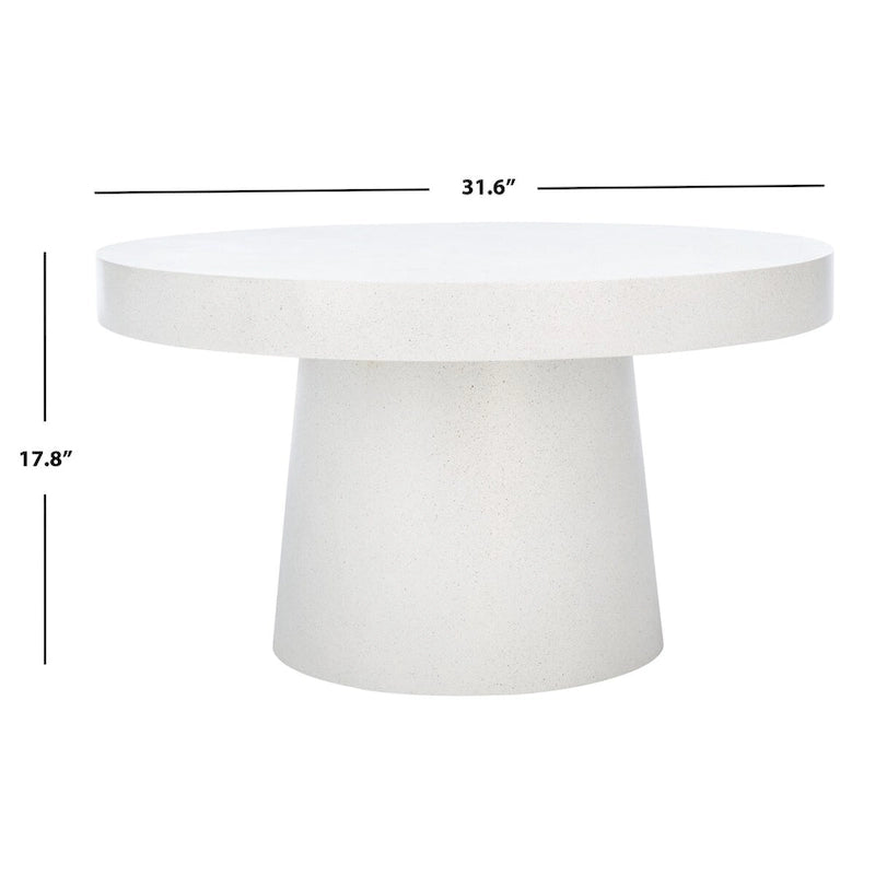 Couchtisch aus Pappmaché, rund
