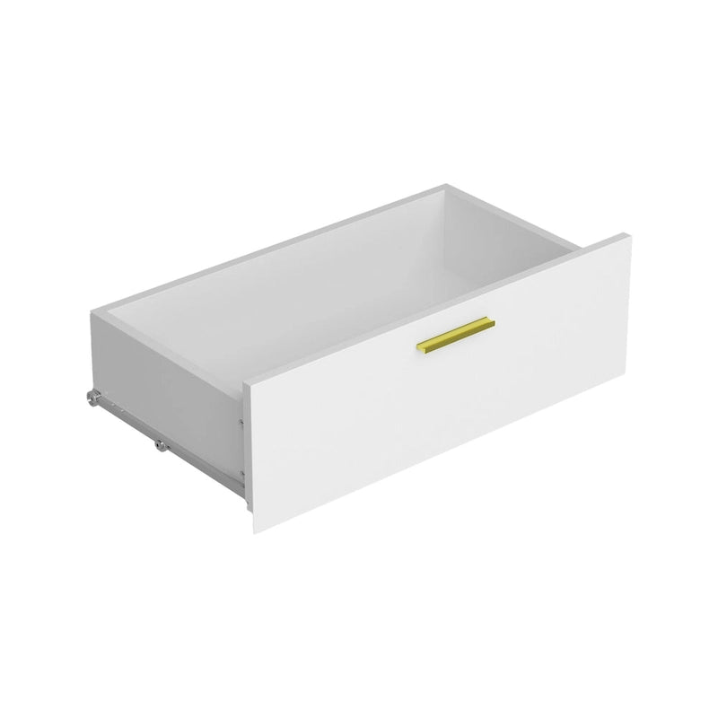 6-Schubladen-Doppelkommode mit goldenen Akzenten Schlafzimmeraufbewahrungslösung
