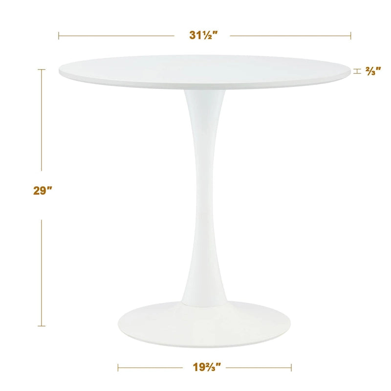 Runder Esstisch Tulip im Mid-Century Modern Stil