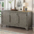 Aufbewahrungsschrank Sideboard mit 3 Türen und verstellbaren Einlegeböden
