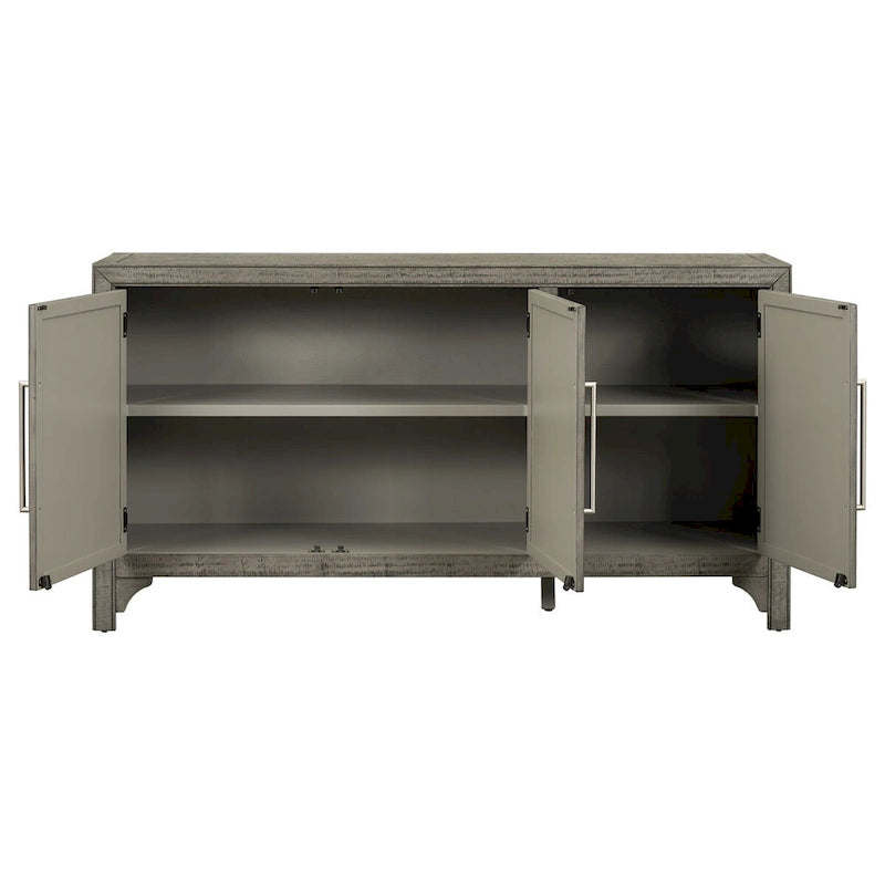 Aufbewahrungsschrank Sideboard mit 3 Türen und verstellbaren Einlegeböden