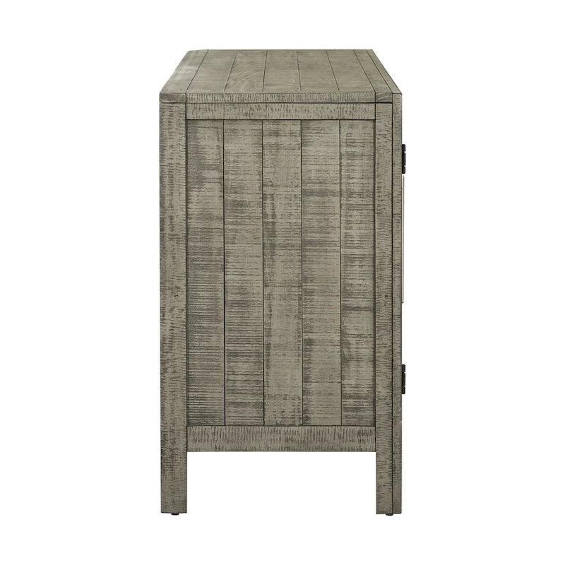 Aufbewahrungsschrank Sideboard mit 3 Türen und verstellbaren Einlegeböden