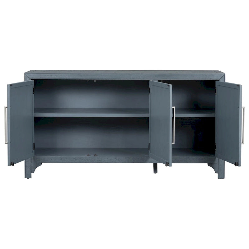 Aufbewahrungsschrank Sideboard mit 3 Türen und verstellbaren Einlegeböden