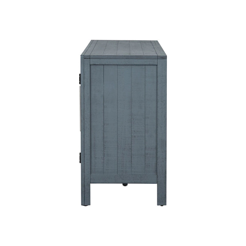 Aufbewahrungsschrank Sideboard mit 3 Türen und verstellbaren Einlegeböden