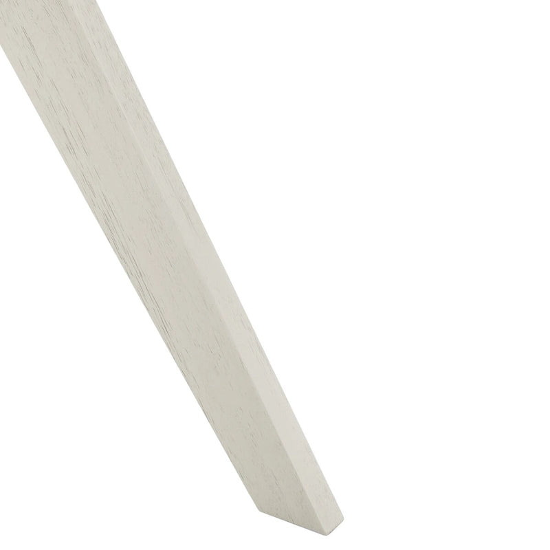 Runder Esstisch (117 cm) mit Eichenfurnier und ausgestellten Beinen